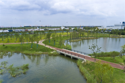 省庄河生态廊道已经基本建成